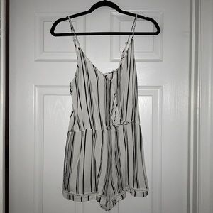 pacsun la hearts striped romper